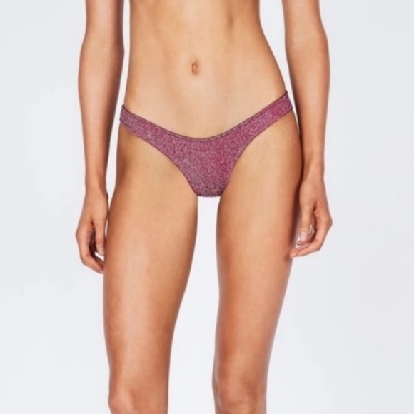 Grape sparkle Cheeky coverage Bathing suits bottoms - Picture 5 of 11